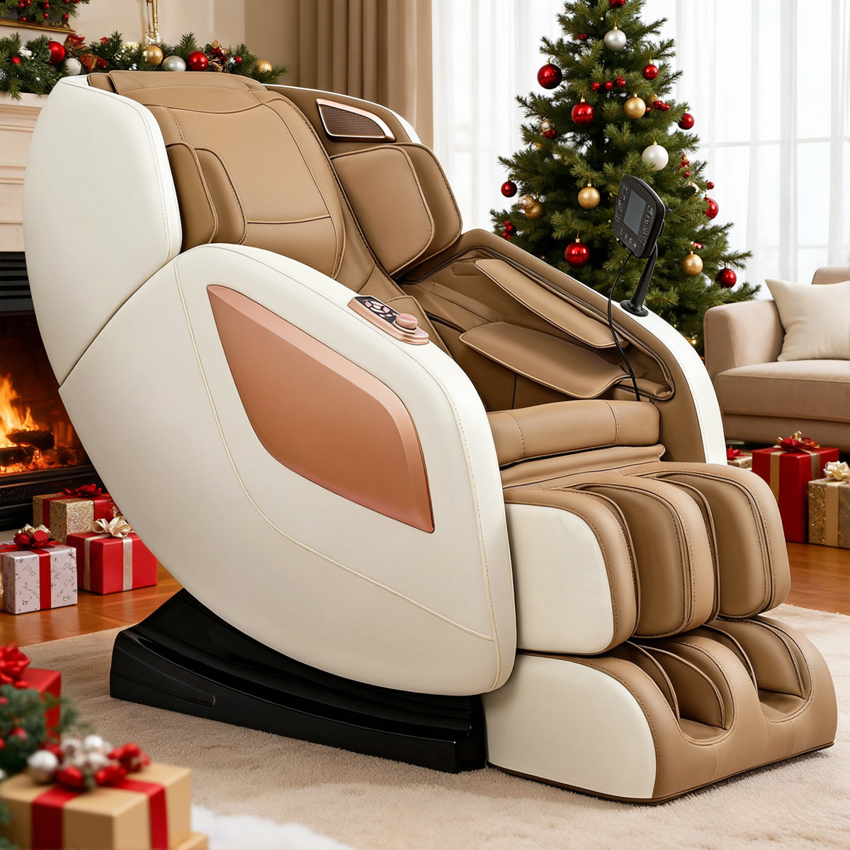 2025 Full Body Reclining Zero Gravity Shiatsu Massage Chair - Image 3