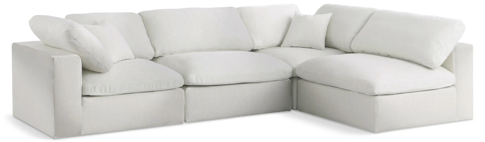 The Flow Gray 4 Pc Sectional