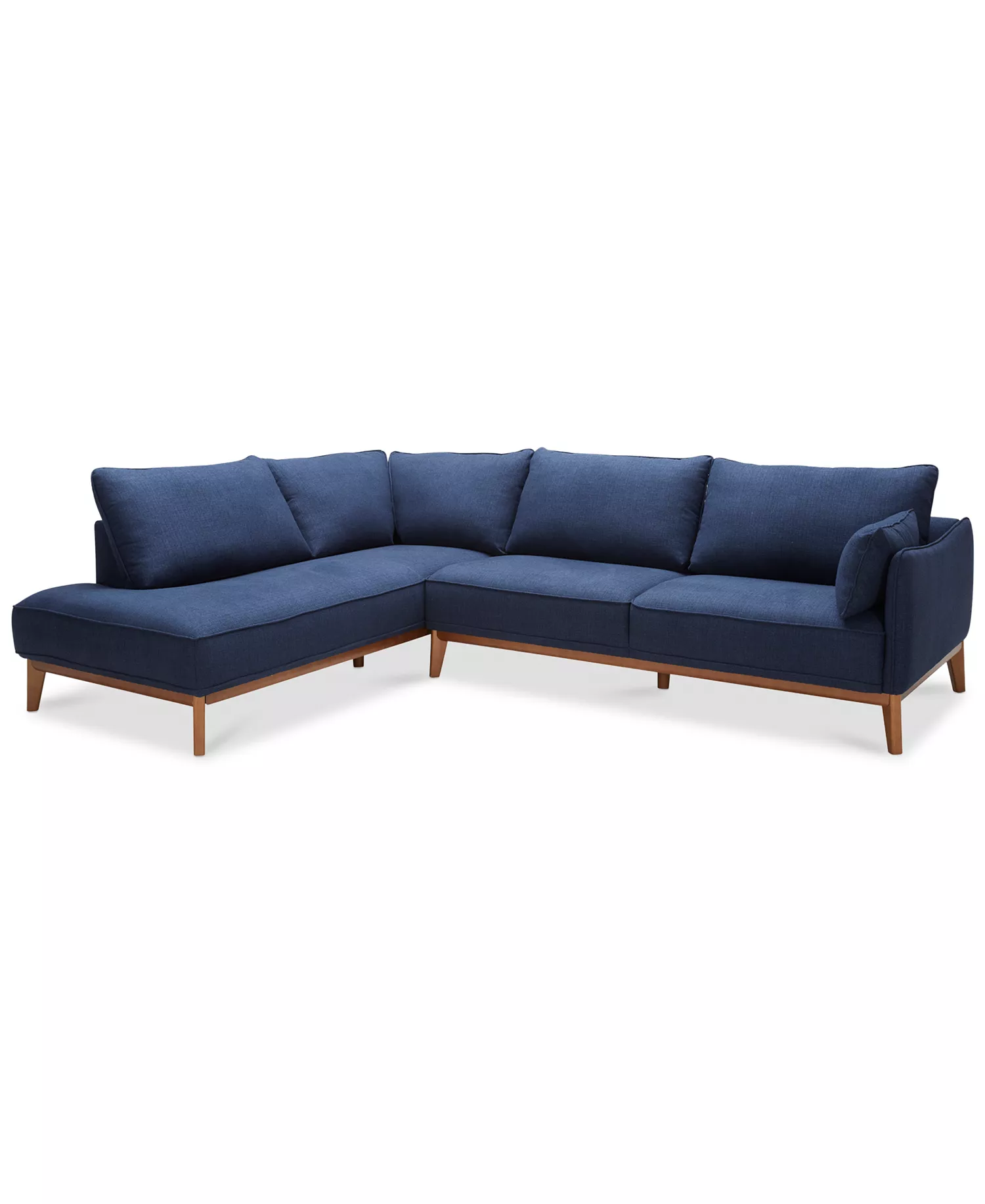Jollene 113" 2-Pc. Fabric Sectional