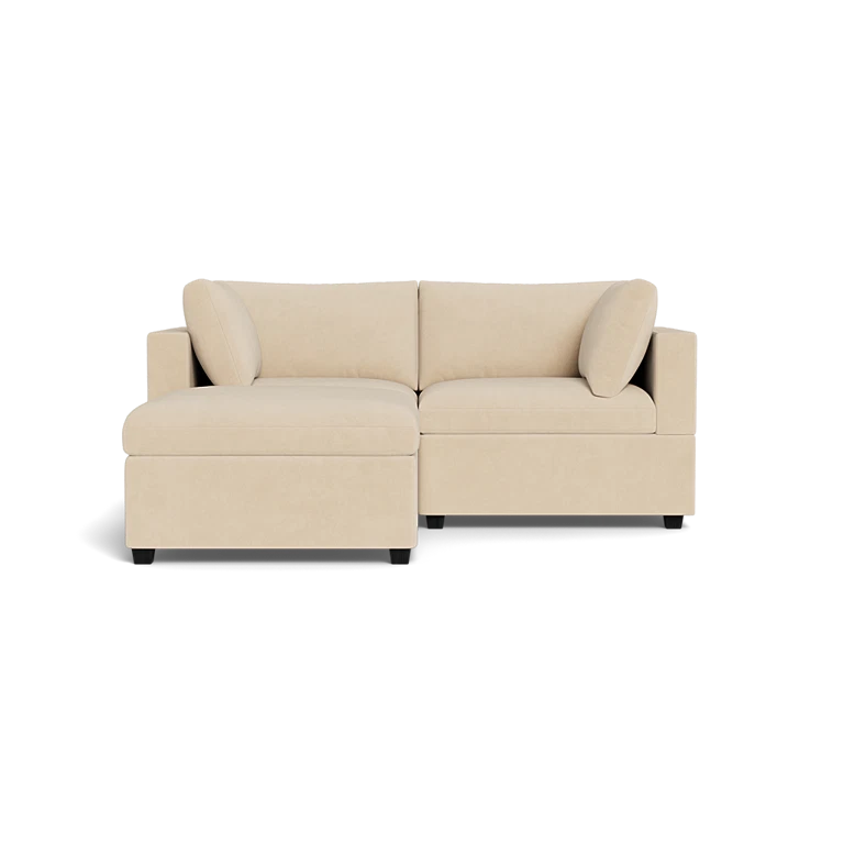 albany park Kova Box Cushion Sofa 86" + Ottoman