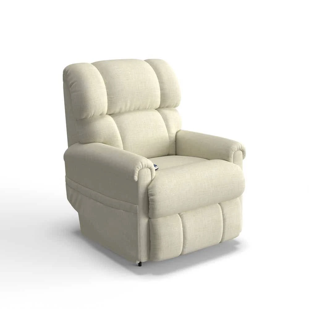 La-Z-Boy Pinnacle Power Lift Recliner Chair in Platinum