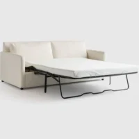 Stillman Sleeper Sofa in Performance Velvet in Java, Size Queen by Quince - Image 2